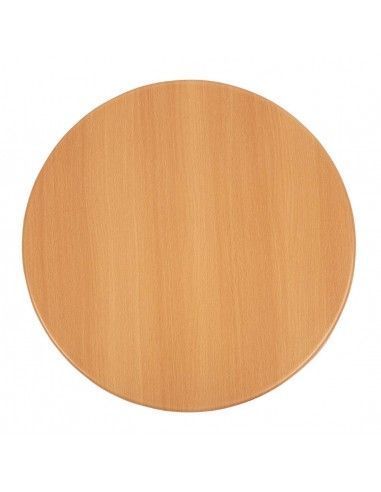 Plateau de table rond Bolero effet hêtre 600mm