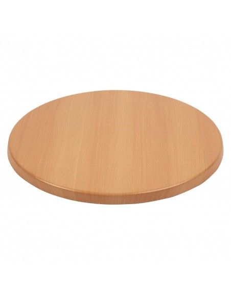Plateau de table rond Bolero effet hêtre 600mm