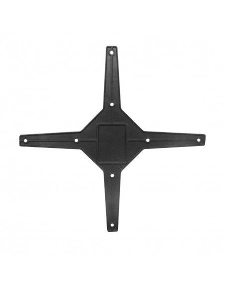 Pied de table basculant en aluminium noir Bolero