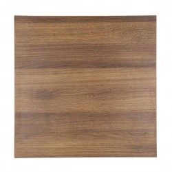 Plateau de table carré Bolero 700mm effet bois chêne rustique