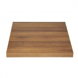 Plateau de table carré Bolero 700mm effet bois chêne rustique 2