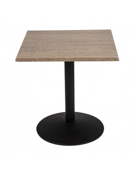 Plateau de table carré Bolero effet bois vieilli 700mm