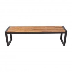 Bancs industriels en acier et acacia Bolero 160 cm (lot de 2) 2