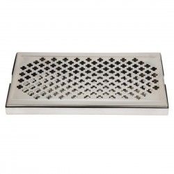 Bac récepteur de bar inox Beaumont 300 x 150mm 2
