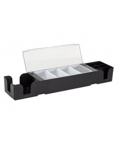 Boîte à compartiments noire