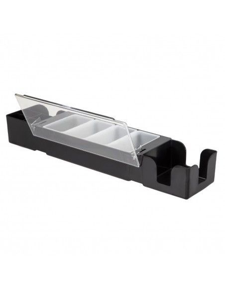 Boîte à compartiments noire