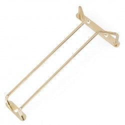 Support verres à pied en laiton poli 255mm