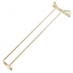 Support verres à pied en laiton poli 406mm