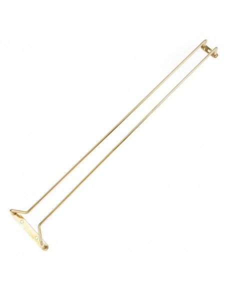 Support verres à pied en laiton poli 609mm