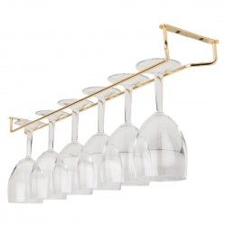 Support verres à pied en laiton poli 609mm 2