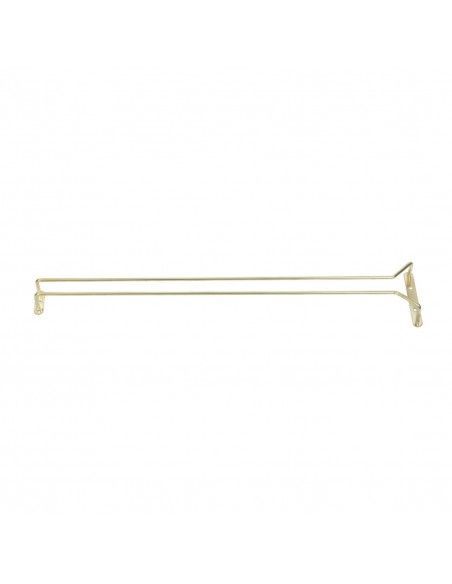 Support verres à pied en laiton poli 609mm