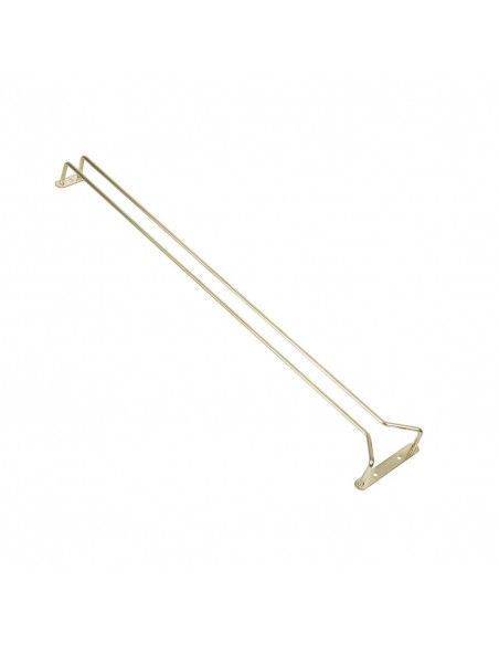 Support verres à pied en laiton poli 609mm