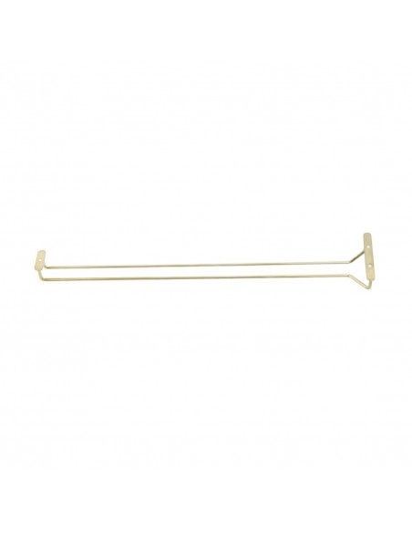 Support verres à pied en laiton poli 609mm
