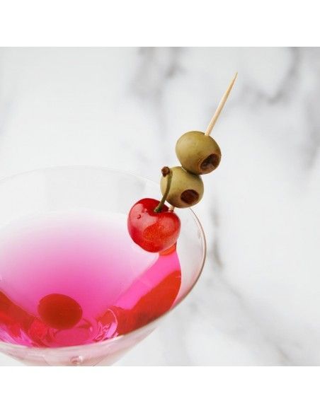 Piques à cocktail en bois biodégradables Fiesta Compostable (Lot de 1000)