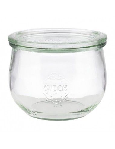 Bocaux en verre tulipe avec couvercle Weck APS 580 ml (lot de 6)