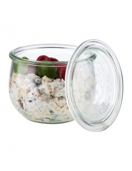 Bocaux en verre tulipe avec couvercle Weck APS 580 ml (lot de 6)