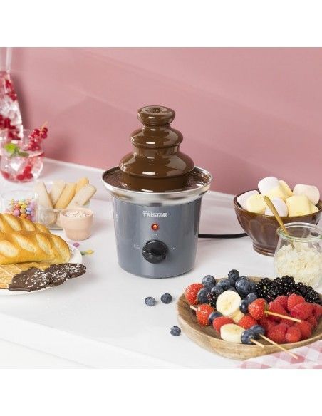 Fontaine à chocolat Tristar CF-1603 niveaux en acier inoxydable