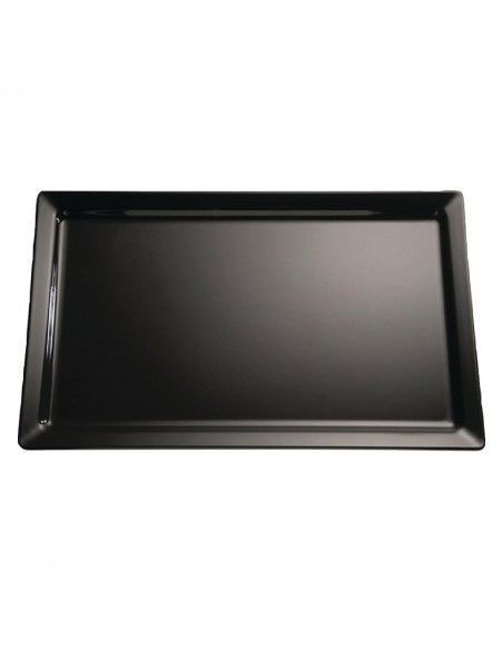 Plateau en mélamine APS Pure noir GN1/2