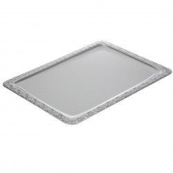 Plateau de service rectangulaire inox APS 420 x 310mm 2