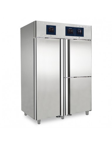 Réfrigérateur 700+350+350 litres en inox à 2 températures GN 2/1 - WiFi
