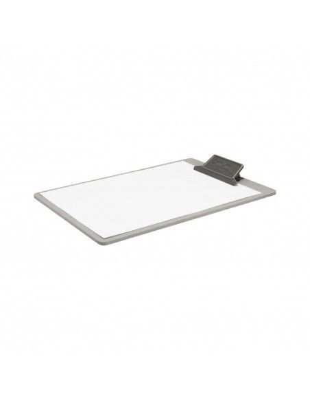 Planche porte-menu avec clip métal patiné "Food & Drink" Securit Vintage A4