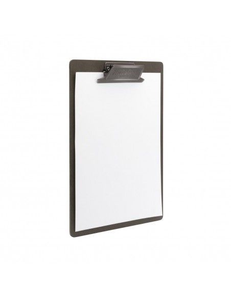 Planche porte-menu avec clip métal patiné "Food & Drink" Securit Vintage A4