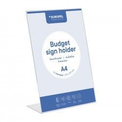 Présentoir de table Europel Budget L-standard A4 transparent
