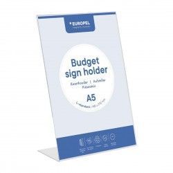 Présentoir de table Europel Budget L-standard A5 transparent
