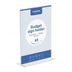 Présentoir de table Europel Budget T-standard A5 transparent