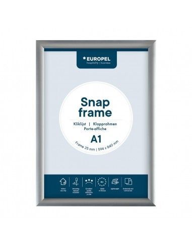 Cadre clipsable en aluminium Europel A1 25mm