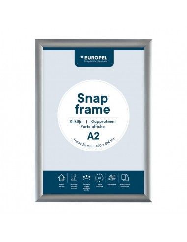 Cadre clipsable en aluminium Europel A2 25mm