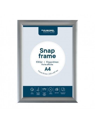 Cadre clipsable en aluminium Europel A4 25mm
