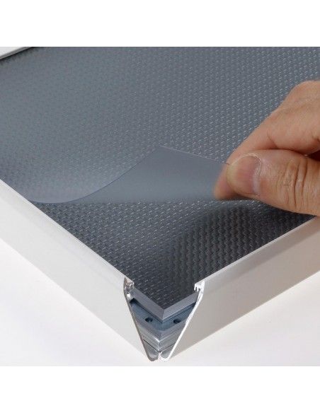 Cadre clipsable Europel A4 25mm blanc mat