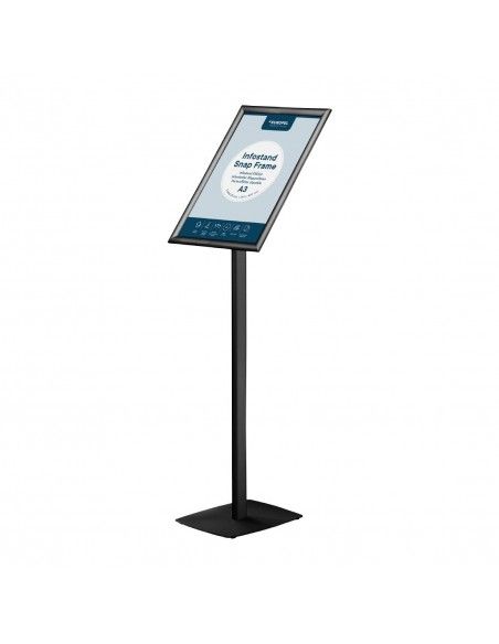 Porte-affiche Europel avec cadre clipsable A3 25mm noir