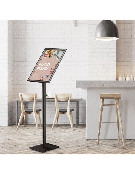 Porte-affiche Europel avec cadre clipsable A3 25mm noir