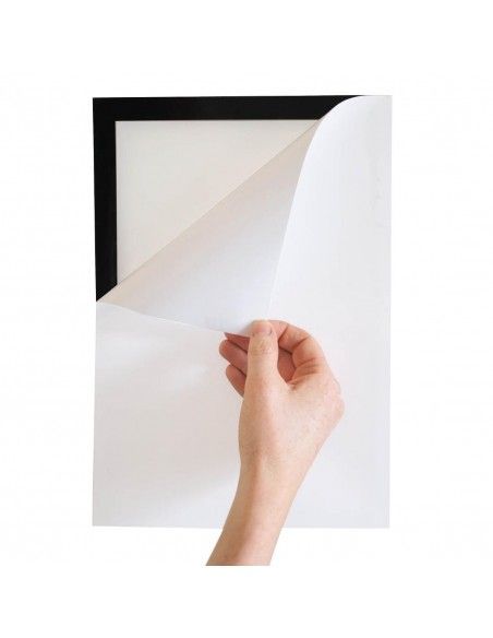 Cadres d'affichage autocollants Europel A3 argent (lot de 2)
