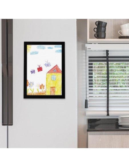 Cadres d'affichage autocollants Europel A4 noirs (lot de 2)