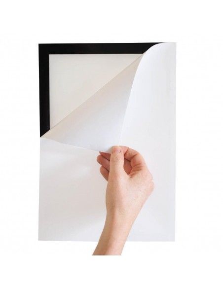 Cadres d'affichage autocollants Europel A5 argent (lot de 2)