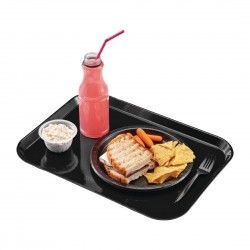 Plateau fibre de verre Camtray Cambro noir 265x325mm 2