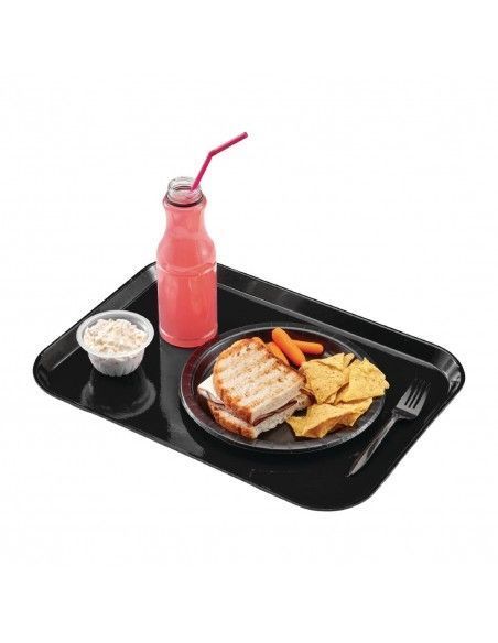 Plateau fibre de verre Camtray Cambro noir 265x325mm