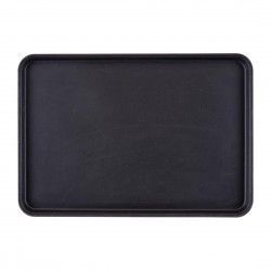 Plateau de service rectangulaire fibre de verre antidérapant Camtread Cambro noir 450x650mm (Lot de 6)