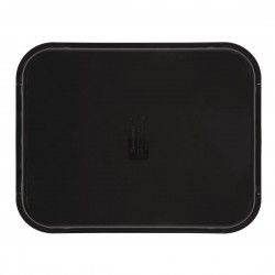 Plateau rectangulaire antidérapant en fibre de verre Camtread Cambro noir 45,7 cm 2