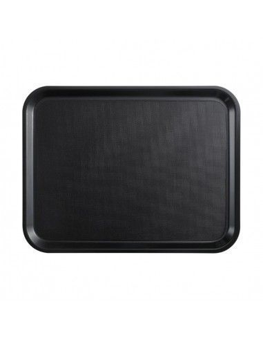 Plateau surface antidérapante Cambro Mykonos noir 330x430mm