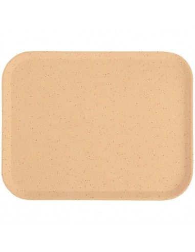Plateau en polyester Versalite Cambro moka moucheté 43 cm