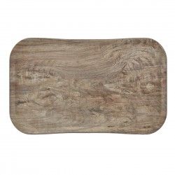 Plateau rectangulaire polyester aspect bois Cambro Century 32x53cm olivier clair