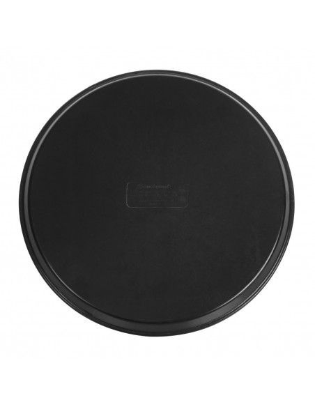 Plateau de service rond fibre de verre antidérapant Camtread Cambro noir 40,5 cm