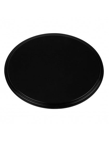 Plateau de service ovale fibre de verre antidérapant Camtread Cambro noir 60 cm