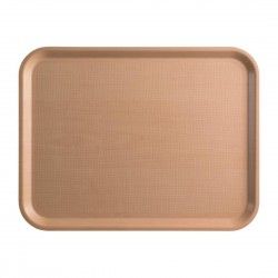 Plateau de service rectangulaire stratifié Mykonos Cambro bouleau 43 cm