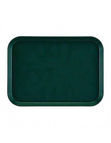 Plateau antidérapant rectangulaire en fibre de verre Cambro EpicTread vert 415 mm