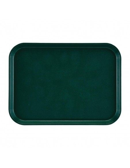 Plateau antidérapant rectangulaire en fibre de verre Cambro EpicTread vert 415 mm